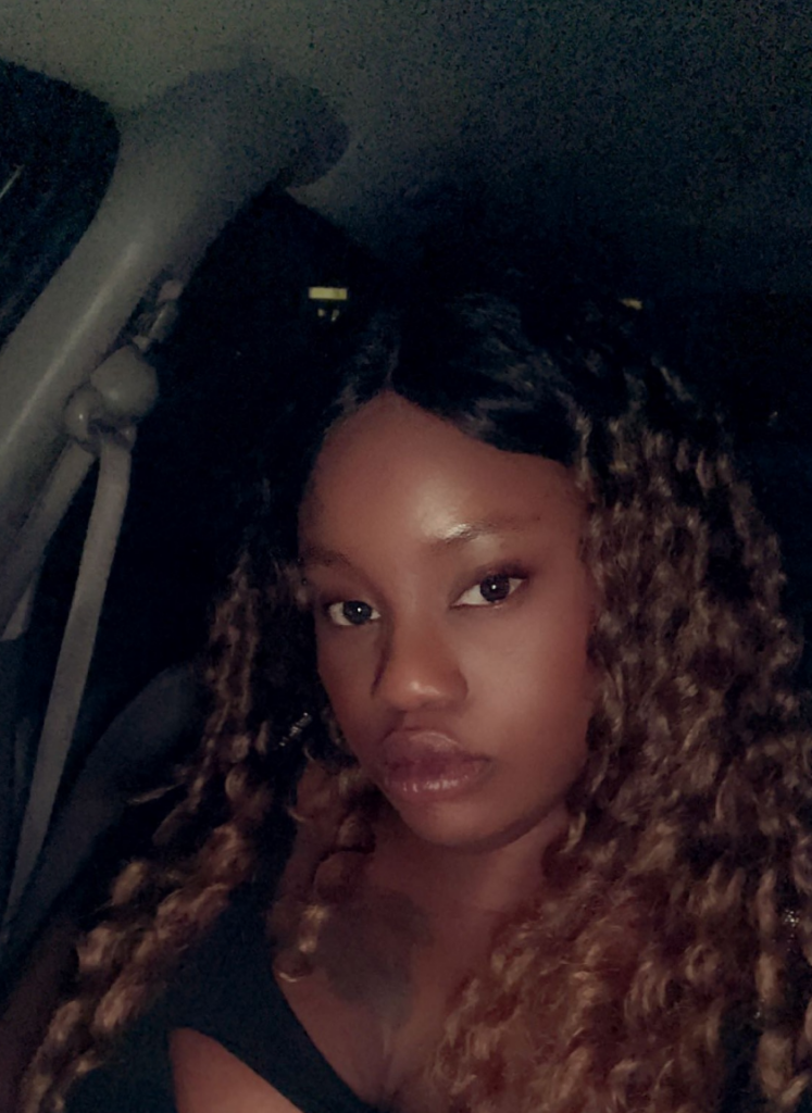 Chianti Means selfie in the car